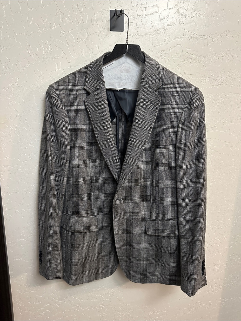 UNTUCKit Gray Glen Plaid Sport Coat Blazer